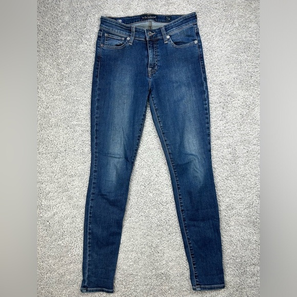 Lucky Brand Jeans Womens 2 Ava Super Skinny Dark Wash Classic Night Out Casual - Picture 1 of 6